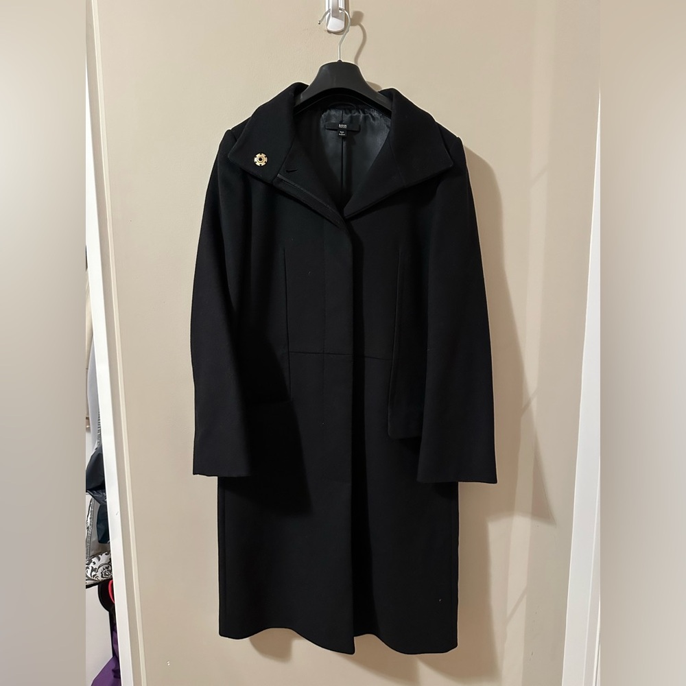 BOSS Black Women’s Dress Coat Cashmere and Wool Blend